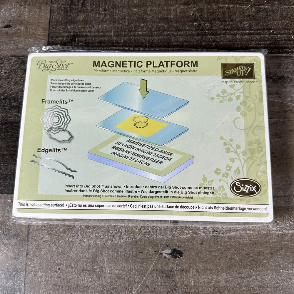 NEW Stampin' Up! Sizzix Big Shot Magnetic Platform Retired